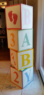 Baby Shower Abc Blocks My Repurposed Life Rescue Re Imagine Repeat