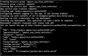 The microsoft terminology collection can be used to develop localized versions of applications that integrate with microsoft products. Quickstart Create A Python App Azure App Service Microsoft Docs