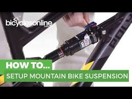 how to setup mountain bike suspension