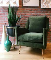 Carlo Mid Century Chair In 2020 Green Sofa Living Room Living Room Inspo Green Armchair