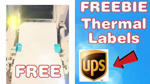 How to print usps & ups shipping labels from your paypal account. How To Get Free Thermal Labels From Ups Save Money On Supplies Youtube