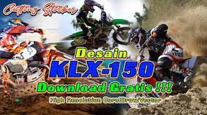 Dwonload pola striping decal klx full body cdr. Free Decal Klx Template Real Size Cc Youtube