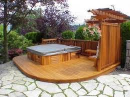 44 Unbelievable Pictures Deck Landscaping Excellence Roundecor Hot Tub Landscaping Hot Tub Patio Hot Tub Gazebo