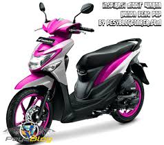 Modifikasi Motor Beat Pop Putih Di 2020 Motor Ungu Lowrider