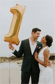 Whether you're looking for a traditional gift or something a little more creative. Cheers To One Year A Sweet Anniversary Photoshoot At Crystal Cove In Laguna Beach California Wedding Day