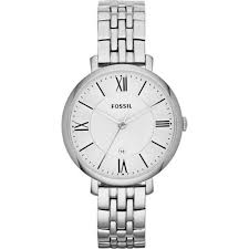 Affichage analogique et cadran strassé. Montre Femme Fossil Jacqueline Es3433 Argentee Argente Classique Achat Vente Montre Cdiscount