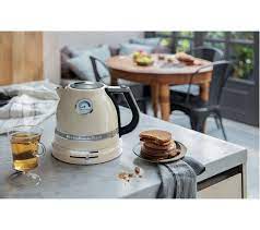 With the kitchenaid 2 slice or 4 slice toasters, you'll enjoy the versatility to toast and defrost just about any kind of bread, bagel, crumpet and more. Buy Kitchenaid Artisan 5kek1522bac Traditional Kettle Almond Cream Free Delivery Currys