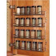 Use the globaltrac wire mesh cable tray system to distribute network cables to equipment cabinets and racks in the data center and network equipment rooms or to individual office spaces in commercial buildings. Steel Wire Door Mount Spice Racks In Chrome And Champagne From Hafele Kitchensource Com