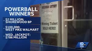$2 million Powerball ticket sold in Shorewood; West Milwaukee ticket wins $100,000