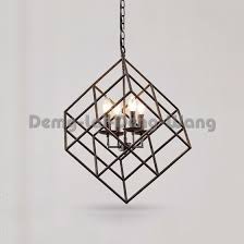 Shop Factory Manufacture Centerpieces Black Vintage Square Pendant Light Chandeliers For Home Kitchen Island Online From Best Ceiling Lights On Jd Com Global Site Joybuy Com