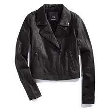 Veda X Madewell Leather Motorcycle Jacket Madewell Leather Jacket Black Leather Moto Jacket Madewell Leather