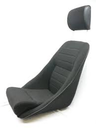 Our Lemans Seat Completely In Tweed With Piping Classic Car Seats By Gts Classics Custom Car Seats Recaro Car Seat Leather Car Seats