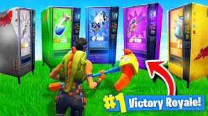 Please comment if you have any additional fortnite battle royale vending machines location tips of your own, we'll give you credit for it. Using Only Vending Machines To Win Fortnite Battle Royale Challenge
