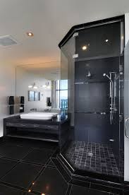 Black And White Bathroom Shower Ideas Luxury Penthouse Apartment With 360 Degree Views Over Victoria Canada Bathroom Design Black Masculine Bathroom Decor Black Bathroom