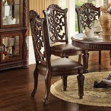 Dining table sets are a fast way to make a dining room look perfectly pulled together. Vendome 60 Inch Round Dining Set Cherry Furniture Plus