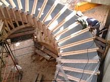 Tout d'abord, vous devez dessiner l'escalier, pour le plan, après avoir 1ère étape après avoir déterminé la pente de votre escalier, positionnez 2 planches provisoires sur les côtés latéraux de l'escalier, que vous fixerez à. Comment Fabriquer Un Escalier Helicoidal Mon Bati En Alu