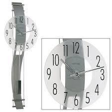 Hermle Wanduhr Quarz Mit Pendel Geschwungene Holzruckwand Anthrazit 38592 Wanduhr Mit Pendel Wanduhr Wanduhren Modern