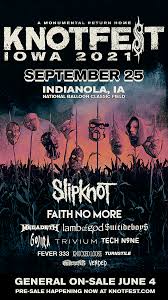 The band will play at the estadio monumental in santiago, chile, . Slipknot Makes Monumental Return Home To Iowa