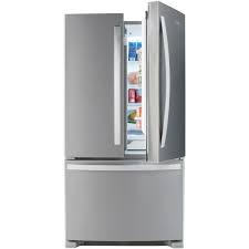 Easily store and find everything you need. Whirlpool 25 Cu Ft French Door Refrigerator In Fingerprint Resistant Stainless Steel With Internal Water Dispenser Wrf535swhz The Home Depot