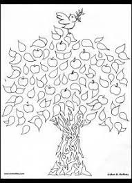 Tu B Shevat Coloring Page Http Annkoffsky Com 2012 02 02 Tu Bshvat Coloring Page 2 Tree Coloring Page Coloring Pages Famous Art Coloring