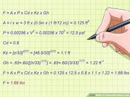 The Best Ways To Calculate Wind Load Wikihow