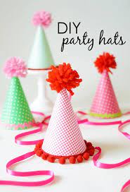 Top 10 Diy Adorable Party Hats Diy Birthday Party Hats Diy Birthday Decorations Diy Party Hats