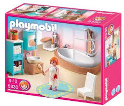 Amazon Com Playmobil Grand Bathroom Toys Games Barbie Toys Playmobil Playmobil Sets