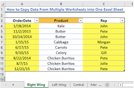 This is a common enough need that i'm sure a google search would unearth a combine. How To Copy Data From Multiple Worksheets Into One Excel Sheet Excelchat Excelchat