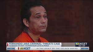 Fernando Jara in court facing criminal threat charges