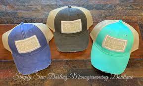 Custom Boat Name Distressed Embroidered Patch Trucker Snap Etsy Embroidered Patches Embroidered Snap Backs