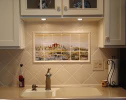 tuscan tile murals kitchen