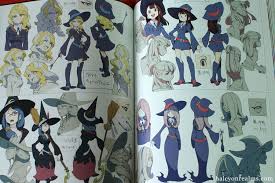Animestyle Magazine Issue 3 Book Review Halcyon Realms Art Book Reviews Anime Manga Film Photography Little Witch Academy Witch Book Art