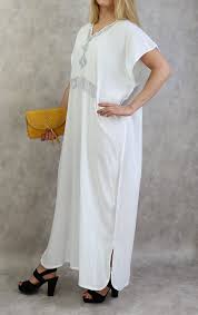 Maybe you would like to learn more about one of these? Robe Gandoura Marocaine Avec Strass Argentes Pour La Maison Couleur Blanc Pret A Porter Et Accessoires Sur Bonbons Halal Com