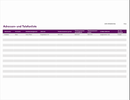 Bitte lesen sie diese sorgfältig durch. Adressen Und Telefonliste