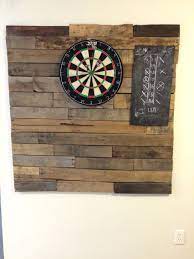 Pallet Wood Dartboard Backboard From The Strong Wood Design Rustic Series Dart Board Wood Design Dart Board Wall