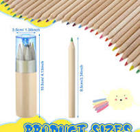 Amazon.com: Kosiz 32 Pack Mini Drawing Colored Pencils Bulk ...