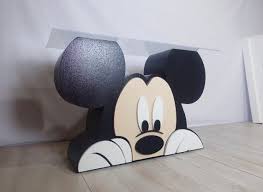Mickey Party Theme Custom Foam Table Base Etsy Mickey Party Table Base Mickey