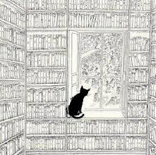 Books Cats Life Is Good Cat Art Cats Illustration Illustration Art
