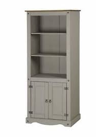 A freestanding cabinet is great because of its heft, but also its mobility. Freestanding Kitchen Tall Cabinet Unit Pantry Cupboard Storage Larder Grey Waxed Ebay