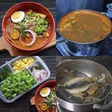 Asam laksa cina ni sifat dia masam,manis,pedas.dia lain dengan rasa kuah laksa penang walau nak sama rupa. Resepi Ibu Asam Laksa Cina Ni Sifat Dia Masam Manis Pedas Dia Lain Dengan Rasa Kuah Laksa Penang Walau Nak Sama Rupa 3 Liter Air 1 Kilogram Ikan Sardin Kembung Selayang 1 Tin Sardin Ayam Brand