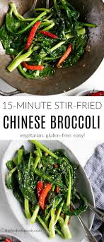 Chinese Broccoli Recipe With Garlic Stir Fried Gai Lan Recipe Broccoli Recipes Chinese Broccoli Recipe Recipes
