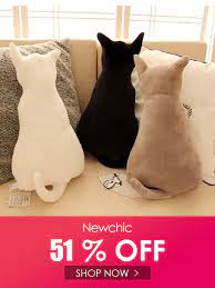Kcasa Kc Super Cute Soft Plush Cat Back Sofa Pillow Cushion Stuffed Animal Doll Pillows Kissen Sofa Sofakissen Katzen Kissen