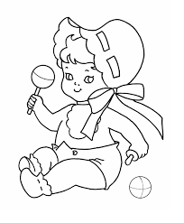 Drawn baby figure free clipart on dumielauxepicesnet. Cute Newborn Baby Baby Coloring Pages Novocom Top