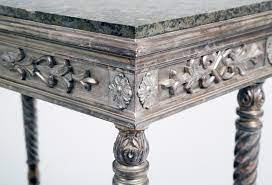 Shop silver leaf console tables and other silver leaf tables from the world's best dealers at 1stdibs. Antique Swedish Parcel Silver Leaf Marble Console Table