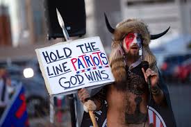 Jacob chansley, the capitol rioter known as the 'qanon shaman,' is on an apparent hunger strike while incarcerated.(source: Qanon Shaman Hires St Louis Attorney Al Watkins Seeks Pardon For Following Trump S Invitation News Headlines Kmov Com