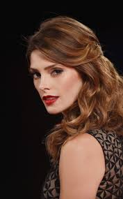 Red lips, beautiful, actress, Ashley Greene, 950x1534 wallpaper
