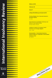 Insolvency insolvency act 24 of 1936 assented to 17 june 1936 [date of commencement: A Reform In Search Of A Purpose French Insolvency Law Changes Again Omar 2014 International Insolvency Review Wiley Online Library
