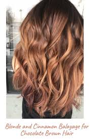 Blonde And Cinnamon Balayage For Chocolate Brown Hair Honey Hair Color Brown Hair Balayage Carmel Hair