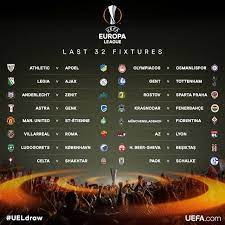 Ekpoesito Com Uefa Europa League Round Of 32 Draw Europa League League Dortmund