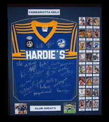 These popular items are available for purchase on ebay, and theyre. Parramatta Eels Nrl Memorabilia Parramatta Greats Nrl Hand Signed Jersey